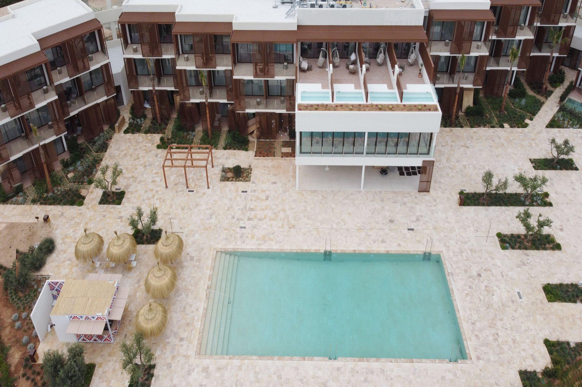Cala San Miguel Ibiza Resort, Adults Only, Curio Collection By Hilton Port de Sant Miguel Εξωτερικό φωτογραφία Aerial view of the hotel